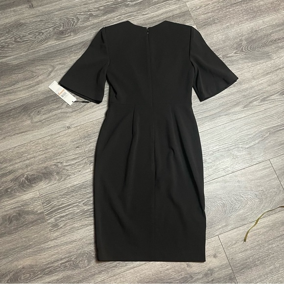 Calvin Klein A-Line Sheath Dress with Button Detail Size 2 0134 - Picture 10 of 11